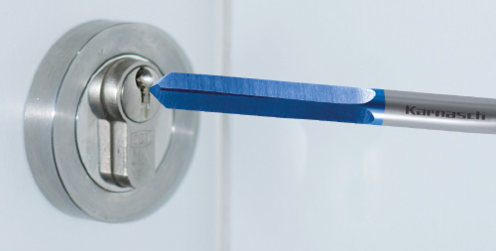 Bohrfräser für Schlüsseldienste, BLUE-TEC-beschichtet 6x60 mm