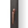 FSB Fenstergriff mit ovalrosette flächenbündig. Stift 7 mm Stiftüberstand 14-28 mm Bronze hell patiniert gewascht (0 34 1076 09034 7615)