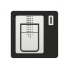 FSB Hinweiszeichen Getraenkeautomat Lasergraviert Aluminium naturfarbig (0 36 4059 00321 0105)