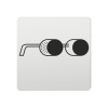FSB Hinweiszeichen Augenschutz tragen Lasergraviert Aluminium naturfarbig (0 36 4059 00414 0105)