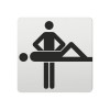 FSB Hinweiszeichen Massage Lasergraviert Aluminium naturfarbig (0 36 4059 00528 0105)