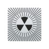 FSB Hinweiszeichen radioaktive Stoffe Lasergraviert Edelstahl fein matt (0 36 4059 00419 6204)