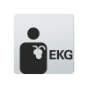 FSB Hinweiszeichen EKG Lasergraviert Edelstahl fein matt (0 36 4059 00513 6204)