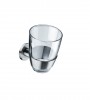 FSB Glashalter mit Glasbecher Glasbecher Metric Klebetechnik Edelstahl fein matt(0 82 8270 08041 6204)