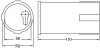 ASSA ABLOY Mini-Tresor Vorgerichtet für Profil-Halbzylinder (9M37 45206)