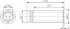 ASSA ABLOY Mini-Tresor Mit Kragen zur Abdeckung des Bohrlochs - vorgerichtet für Profil-Halbzylinder (9M40 45213)