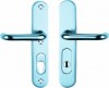 IKON Assa Abloy Schutzbeschlag Alu PI 2000 - U-Form Drücker/U-Form Drücker Aluminium Beschlag Türbeschlag (SM02 46403)