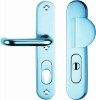 IKON Assa Abloy Schutzbeschlag Alu PI 2000 - Griffplatte/U-Form Drücker Aluminium Beschlag Türbeschlag (SM02 46397)