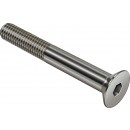 IKON Assa Abloy Senkschraube M6 Zubehör und Einzelteile Türbeschlag (1349, ABM=50, FB=Silberfarben (F1))