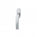 FSB Fenstergriff mit Druckknopfzylinder 34 mm Edelstahl fein matt (0 34 1015 07650 6204)