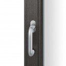FSB Fenstergriff mit ovalrosette flächenbündig. Stift 7 mm Stiftüberstand 14-28 mm Edelstahl fein matt (0 34 1070 09034 6204)