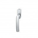 FSB Fenstergriff mit Druckknopfzylinder 34 mm Edelstahl fein matt (0 34 1107 07650 6204)