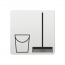 FSB Hinweiszeichen Gebaeudereinigung Lasergraviert Aluminium naturfarbig (0 36 4059 00145 0105)