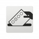 FSB Hinweiszeichen Wahlen Lasergraviert Aluminium naturfarbig (0 36 4059 00338 0105)