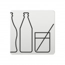 FSB Hinweiszeichen Getraenke Lasergraviert Aluminium naturfarbig (0 36 4059 00709 0105)