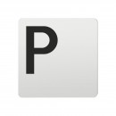 FSB Hinweiszeichen Parkplatz Lasergraviert Aluminium naturfarbig (0 36 4059 00800 0105)