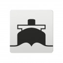 FSB Hinweiszeichen Hafen Lasergraviert Aluminium naturfarbig (0 36 4059 00822 0105)