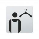 FSB Hinweiszeichen Umkleideraum Herren Lasergraviert Edelstahl fein matt (0 36 4059 00131 6204)