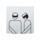 FSB Hinweiszeichen OP Lasergraviert Edelstahl fein matt (0 36 4059 00512 6204)