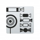 FSB Hinweiszeichen Suesswaren Lasergraviert Edelstahl fein matt (0 36 4059 00711 6204)