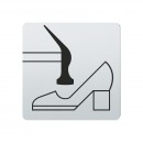 FSB Hinweiszeichen Schuhmacher Lasergraviert Edelstahl fein matt (0 36 4059 00735 6204)