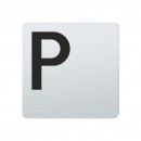FSB Hinweiszeichen Parkplatz Lasergraviert Edelstahl fein matt (0 36 4059 00800 6204)