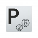 FSB Hinweiszeichen Parken/Kasse Lasergraviert Edelstahl fein matt (0 36 4059 00801 6204)