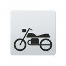FSB Hinweiszeichen Motorrad Lasergraviert Edelstahl fein matt (0 36 4059 00841 6204)