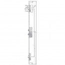 KFV - Mehrfachverriegelung - AS 2600 Schwenkhaken - Bolzen - Kombination - 92 - 45 - 10 - F20x2170x3