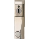 IKON Assa Abloy Visierrosette mit magnet-codiertem Visier und Zylinderabdeckung Aluminium Beschlag Türbeschlag (SM23 46241)