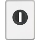 ABUS Tür Zusatzschloss Ziehschutzplatte PZS70 W/B/S