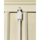 ABUS Stangenset 2,00 M / 2,00 M (Weiß) 590726 für das Tür - Stangenschloss TSS550 