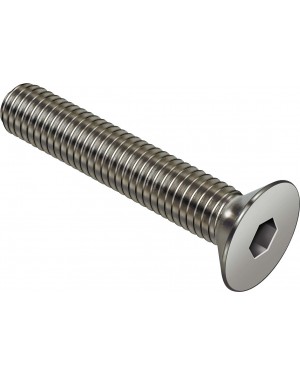 IKON Assa Abloy Senkschraube M8 Zubehör und Einzelteile Türbeschlag (1348,ABM=80,FB=Silberfarben (F1))