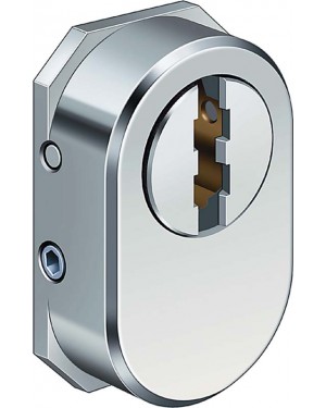 IKON Assa Abloy Zylinderabdeckung - Standard Zubehör und Einzelteile Türbeschlag (1970,VAR=0,FB=Silberfarben (F1))