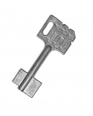 Kaba Mauer Doppelbart Schlüssel 65 mm, 6,0 mm, 3,5 mm