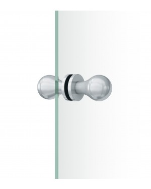 FSB Türknopfpaar feststehend Befestigung an Glastüren Aluminium naturfarbig (0 23 0844 00007 0105)