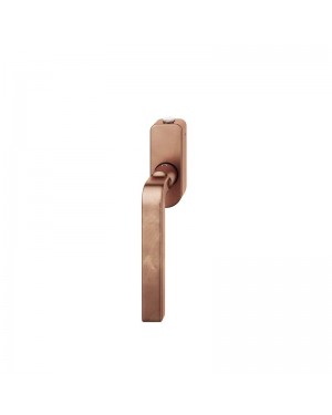 FSB Fenstergriff mit Druckknopfzylinder 34 mm Bronze hell patiniert gewascht (0 34 1004 07650 7615)