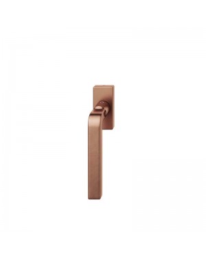 FSB Fenstergriff eckige Rosette 7 mm Stift 10 mm Nocken Stiftüberstand 24-38 mm Bronze hell patiniert gewascht (0 34 1004 09040 7615)