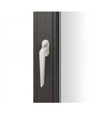 FSB Fenstergriff mit ovalrosette flächenbündig. Stift 7 mm Stiftüberstand 14-28 mm Aluminium naturfarbig (0 34 1005 09034 0105)