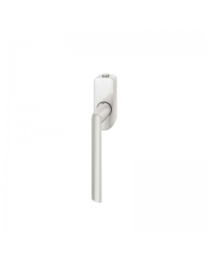 FSB Fenstergriff mit Druckknopfzylinder 34 mm Aluminium naturfarbig (0 34 1025 07650 0105)