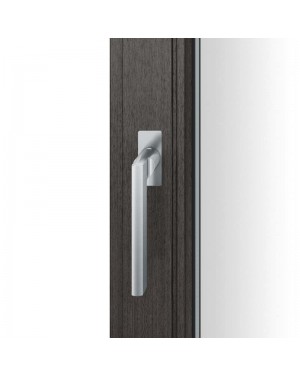 FSB Fenstergriff mit eckige Rosette flächenbündig. Stift 7 mm Stiftüberstand 14-28 mm Edelstahl fein matt (0 34 1035 09036 6204)