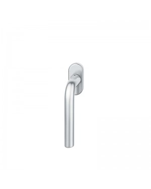 FSB Fenstergriff ovalrosette 7 mm Stift 10 mm Nocken Stiftüberstand 24-38 mm Edelstahl fein matt (0 34 1075 09039 6204)