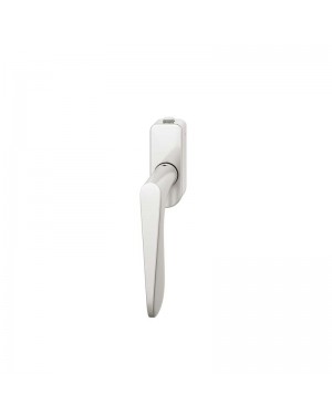 FSB Fenstergriff mit Druckknopfzylinder 34 mm Aluminium naturfarbig (0 34 1144 07650 0105)