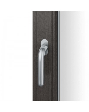 FSB Fenstergriff mit ovalrosette flächenbündig. Stift 7 mm Stiftüberstand 14-28 mm Edelstahl fein matt (0 34 1147 09034 6204)