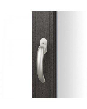 FSB Fenstergriff mit ovalrosette flächenbündig. Stift 7 mm Stiftüberstand 14-28 mm Aluminium naturfarbig (0 34 1160 09034 0105)