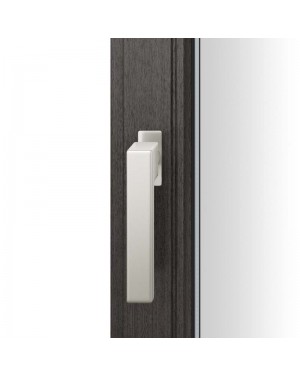 FSB Fenstergriff mit eckige Rosette flächenbündig. Stift 7 mm Stiftüberstand 14-28 mm Aluminium naturfarbig (0 34 1183 09036 0105)