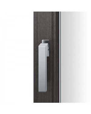 FSB Fenstergriff mit eckige Rosette flächenbündig. Stift 7 mm Stiftüberstand 14-28 mm Edelstahl fein matt (0 34 1183 09036 6204)
