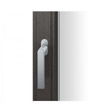 FSB Fenstergriff mit ovalrosette flächenbündig. Stift 7 mm Stiftüberstand 14-28 mm Edelstahl fein matt (0 34 1244 09034 6204)