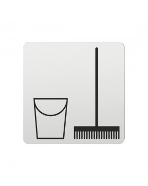 FSB Hinweiszeichen Gebaeudereinigung Lasergraviert Aluminium naturfarbig (0 36 4059 00145 0105)