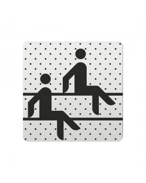 FSB Hinweiszeichen Sauna Lasergraviert Aluminium naturfarbig (0 36 4059 00151 0105)